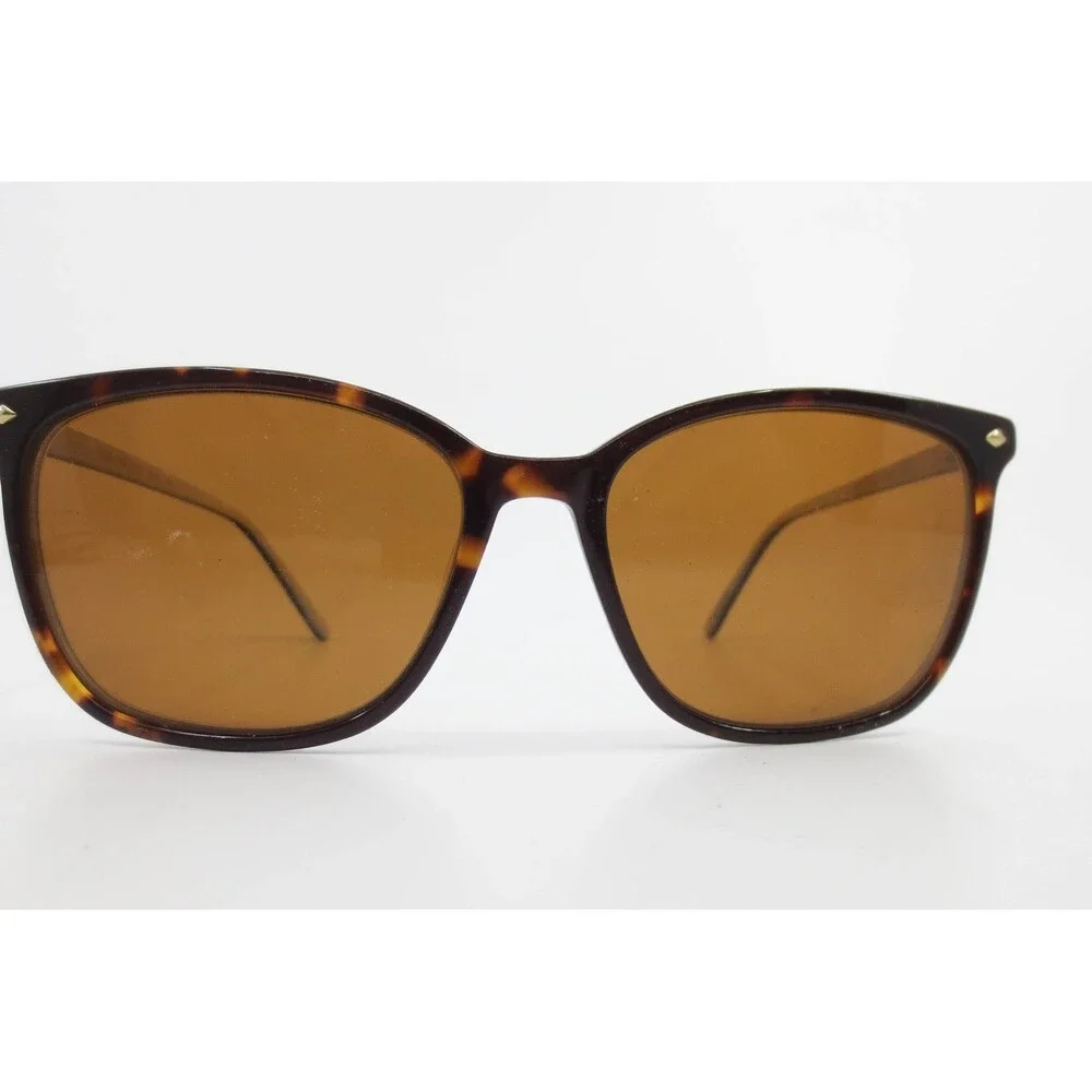Via Spiga 350-S Sunglasses Tortoise Shell Square Gold Accents 550 Zyloware 135mm